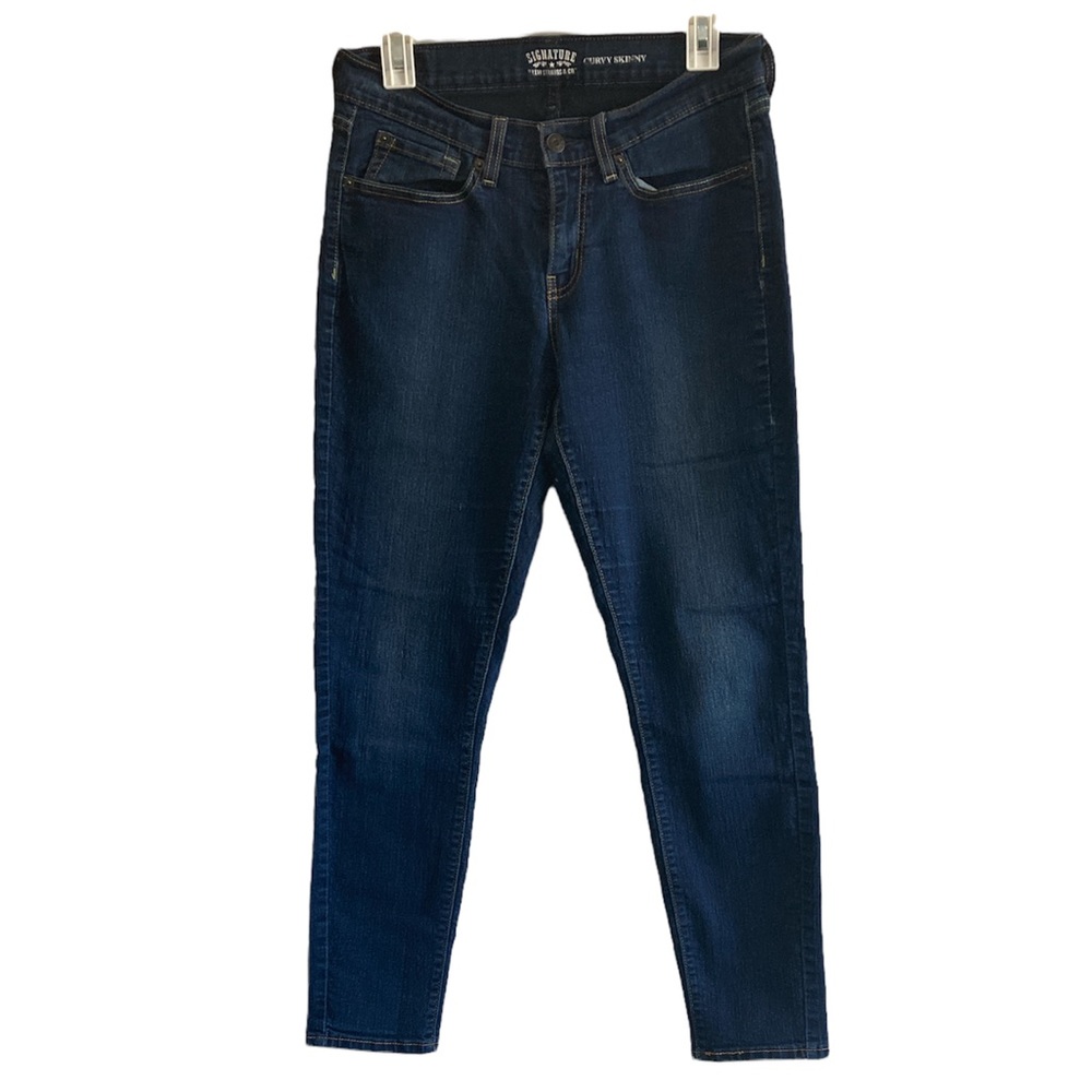 Signature by Levi Strauss Curvy Skinny Mid Rise Jeans Size 10 Women’s